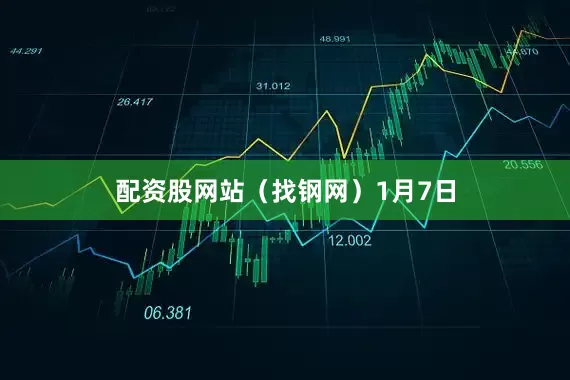 配资股网站（找钢网）　　1月7日